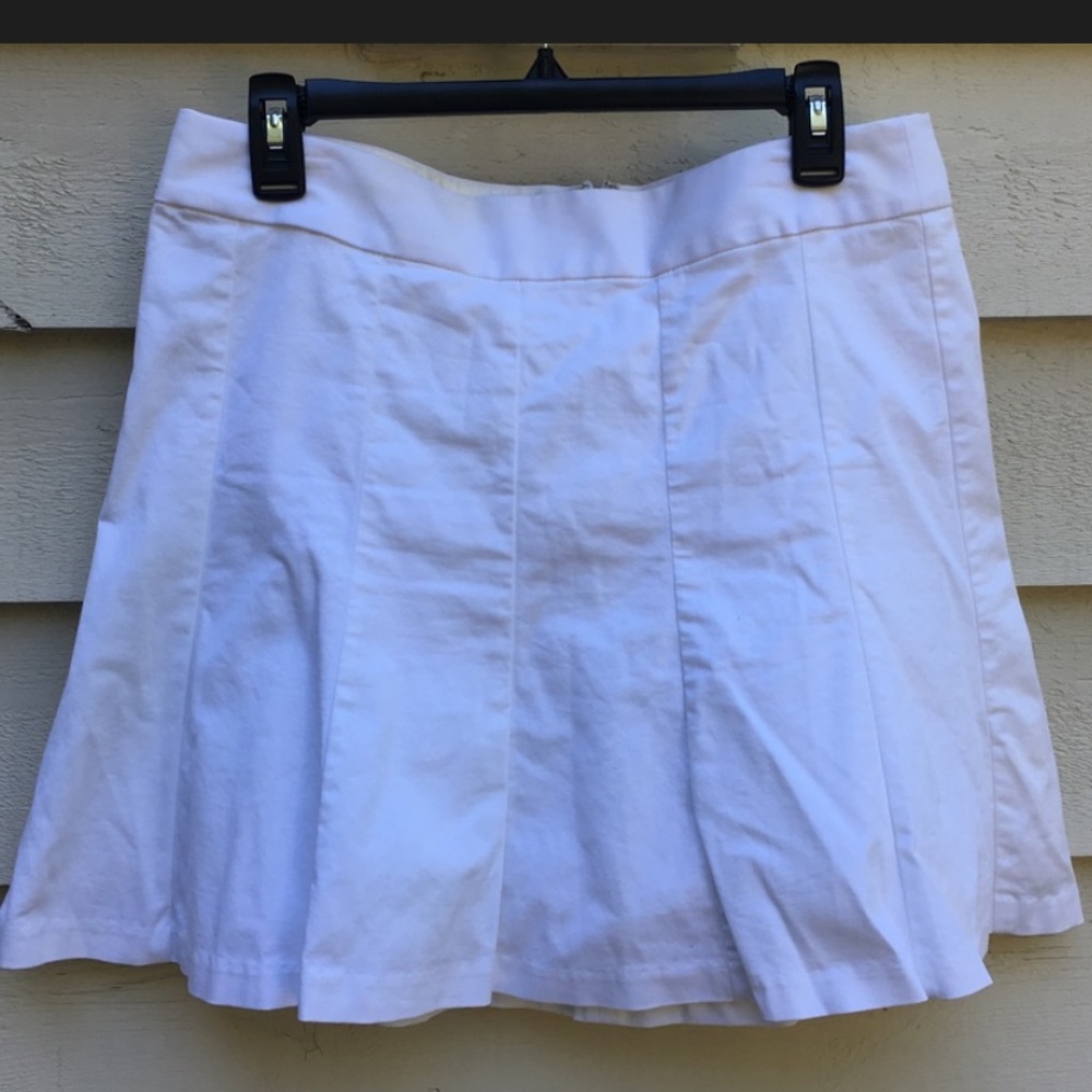 BANANA REPUBLIC White Skater Skirt, Size 10